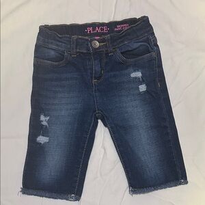 The Children's Place Distressed Dark Blue Jeans